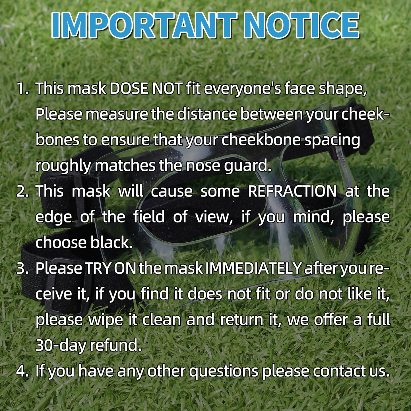 QK01 Nose Guard for Broken Nose, Face Shield Masks for Soccer and Basketball Sports, Adjustable for Adults and Teenagers, Suitable for Men and Women