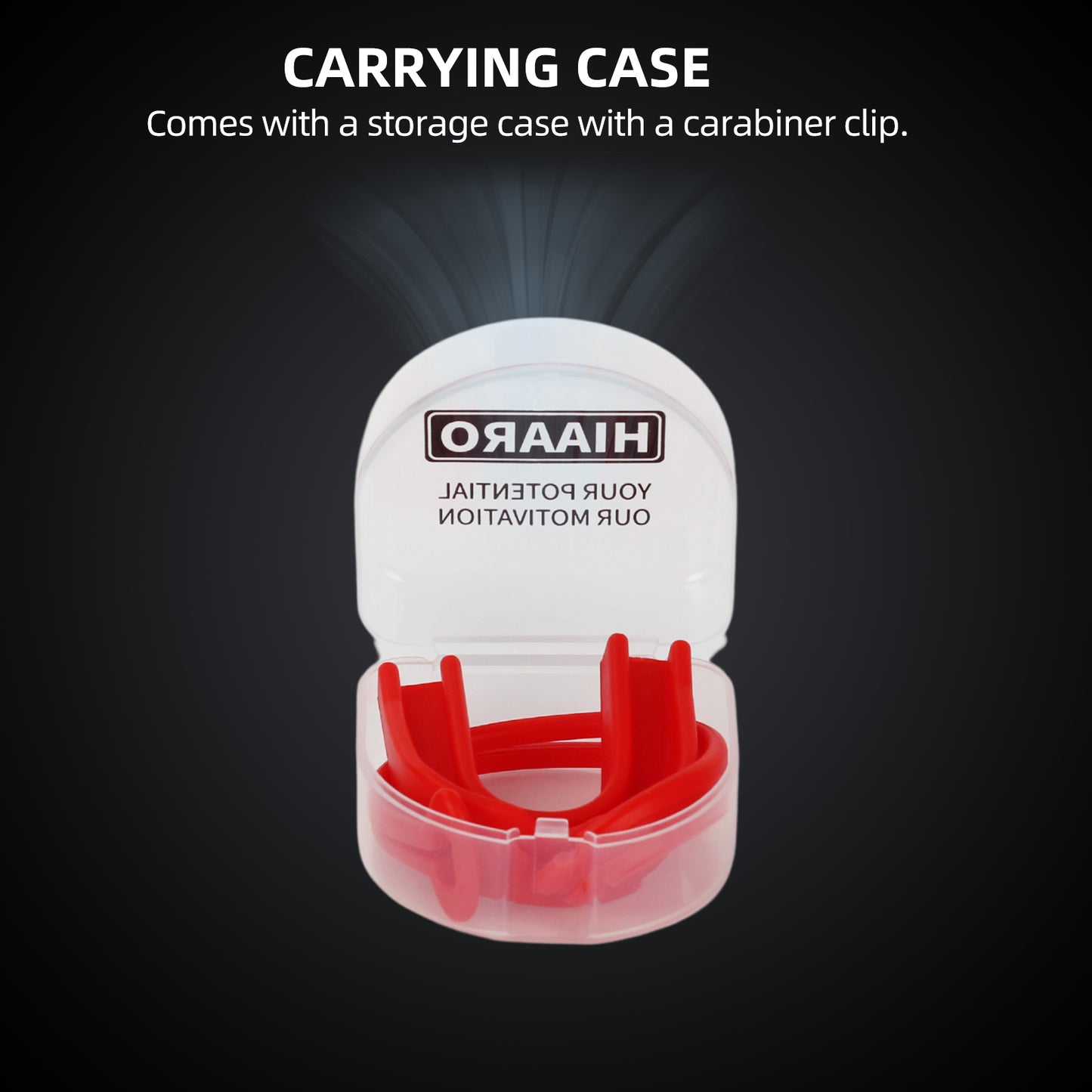 6-Pack Sports Mouthguard with Straps and Case, Adult & Youth Mouthpiece, for Football, Hockey, Boxing, MMA, Basketball