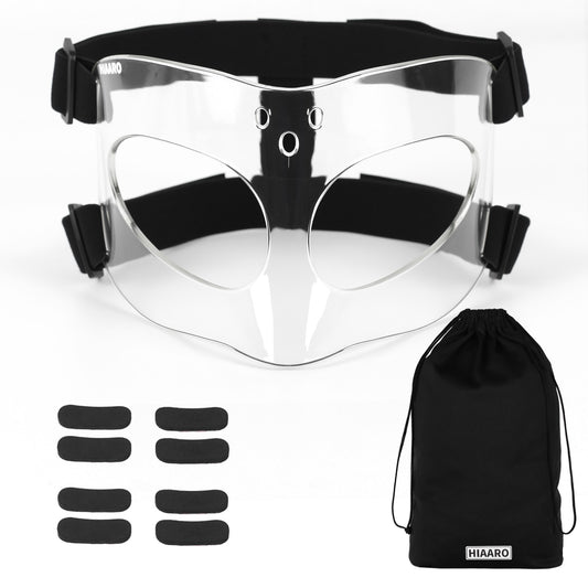 QK02 Nose Guard for Broken Nose, Basketball Face Mask, Sports Face Mask for Men and Women, Adjustable for Adults and Teenagers