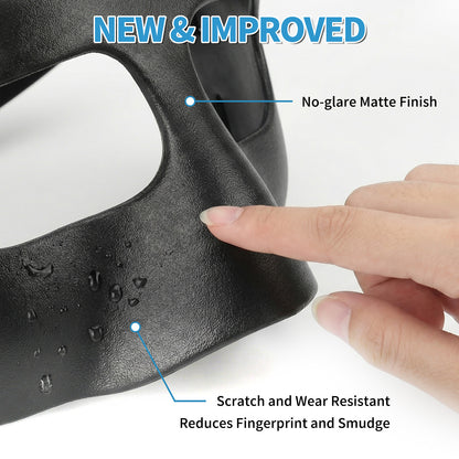 QK03B Matte Nose Guard for Broken Nose, Basketball Face Mask, Protective Sports Shield for Soccer, Adjustable with Padding for Men and Women